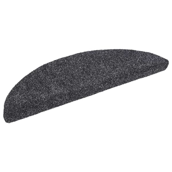 vidaXL selvklæbende trappemåtter 20 stk. 56x17x3 cm mørkegrå