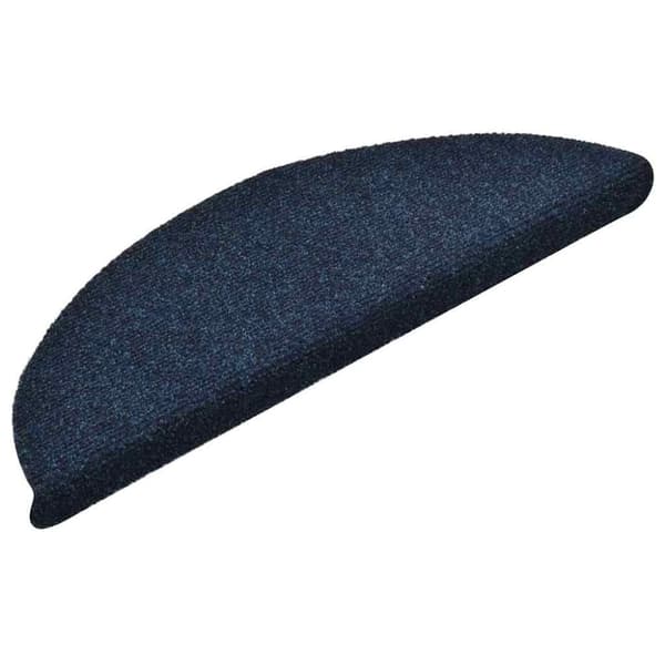 vidaXL selvklæbende trappemåtter 30 stk. 56x17x3 cm marineblå