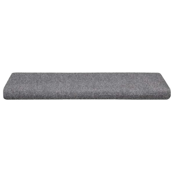 vidaXL Selvklebende trappematter 30 stk lysegrå 65x21x4 cm