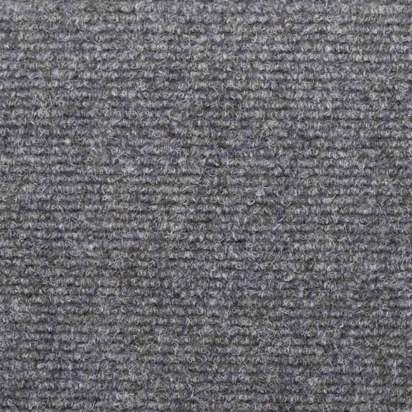 vidaXL Selvklebende trappematter 30 stk lysegrå 65x21x4 cm