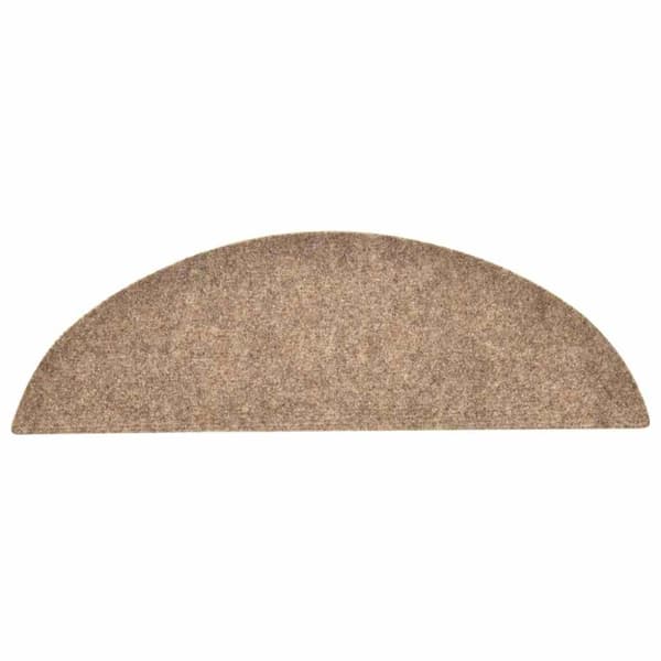 vidaXL Selvklebende trappematter 30 stk kremhvit 56x17x3 cm