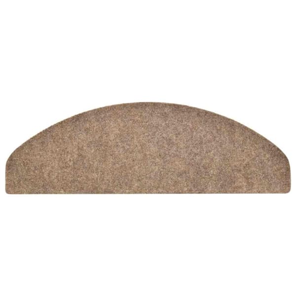 vidaXL Selvklebende trappematter 30 stk kremhvit 65x21x4 cm