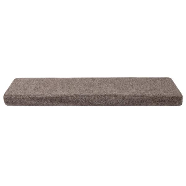 vidaXL selvklæbende trappemåtter 30 stk. 65x21x4 cm cremefarvet