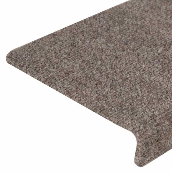 vidaXL selvklæbende trappemåtter 30 stk. 65x21x4 cm cremefarvet