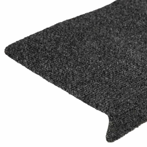 vidaXL selvklæbende trappemåtter 30 stk. 65x21x4 cm antracitgrå