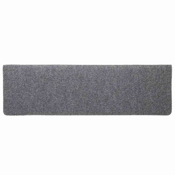 vidaXL selvklæbende trappemåtter 20 stk. 65x21x4 cm lysegrå