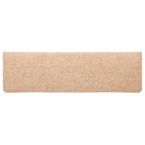 vidaXL selvklæbende trappemåtter 20 stk. 65x21x4 cm cremefarvet