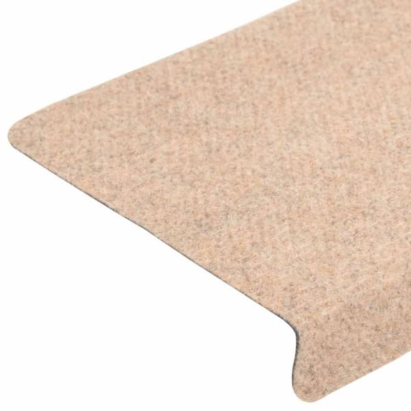 vidaXL selvklæbende trappemåtter 20 stk. 65x21x4 cm cremefarvet