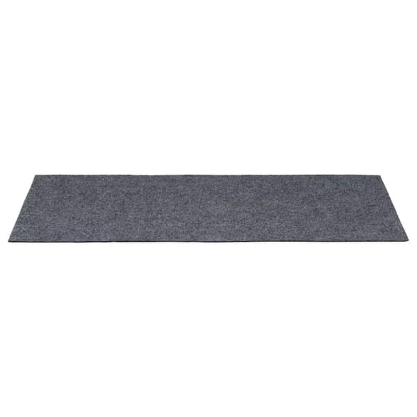 vidaXL trappemåtter selvklæbende 30 stk 60x25 cm rektangulær lysegrå