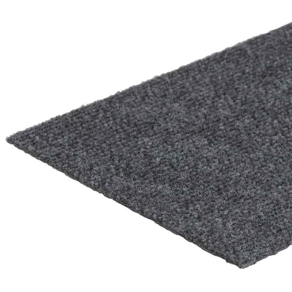 vidaXL trappemåtter selvklæbende 30 stk 76x20 cm rektangulær lysegrå