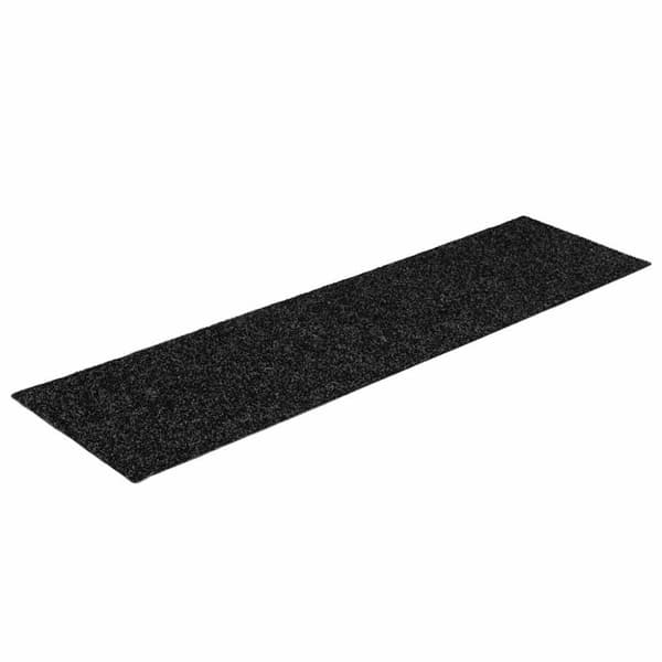 vidaXL trappemåtter selvklæbende 30 stk 76x20 cm rektangulær sort