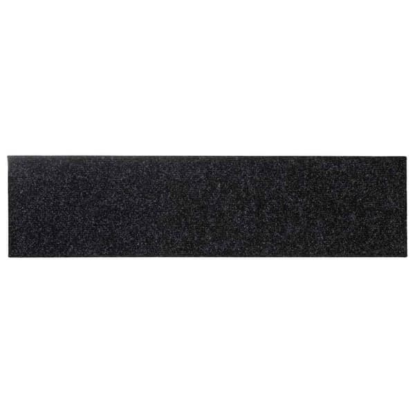vidaXL trappemåtter selvklæbende 30 stk 76x20 cm rektangulær sort