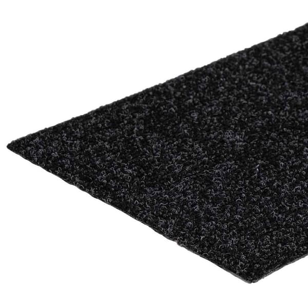 vidaXL trappemåtter selvklæbende 30 stk 76x20 cm rektangulær sort