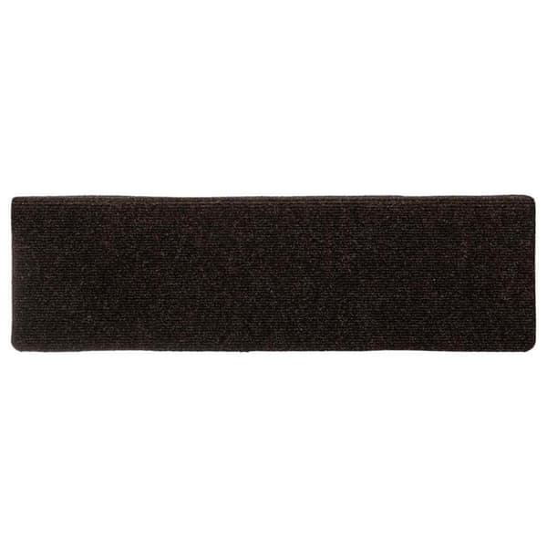 vidaXL selvklæbende trappetrinsmåtter 30 stk. 65x21x4 cm brun