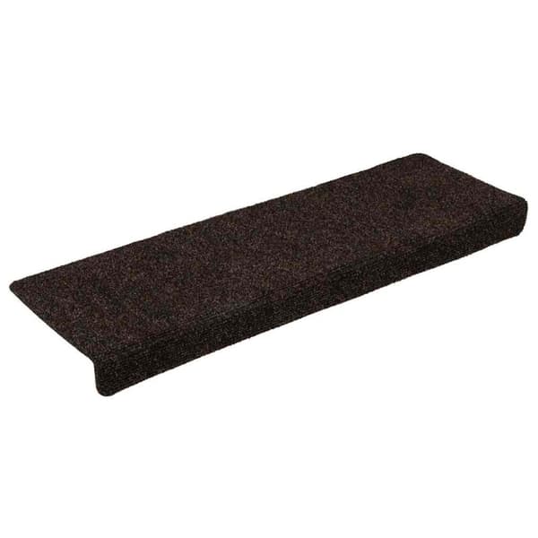 vidaXL selvklæbende trappetrinsmåtter 30 stk. 65x21x4 cm brun