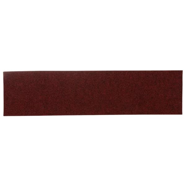 vidaXL Trappematter selvklebende 30 stk rød 76x20 cm rektangulær