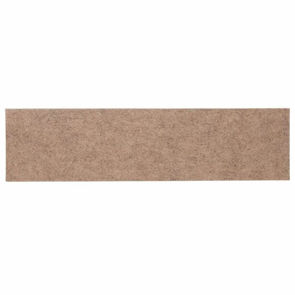 vidaXL Trappematter selvklebende 30 stk lysebrun 76x20 cm rektangulær