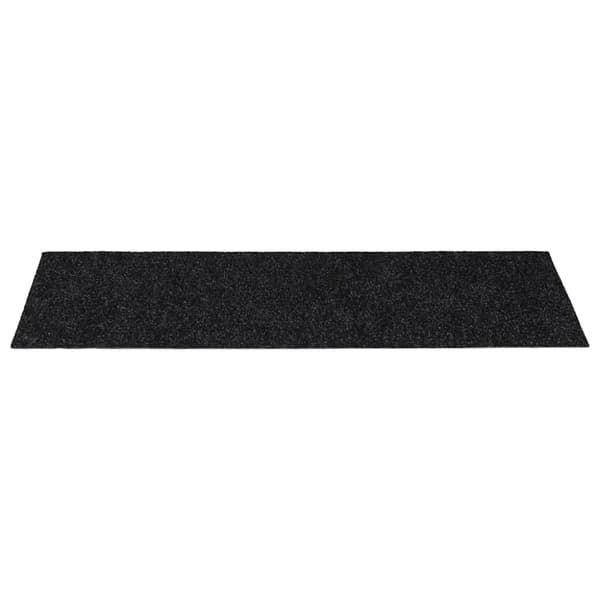 vidaXL trappemåtter selvklæbende 30 stk 60x25 cm rektangulær sort