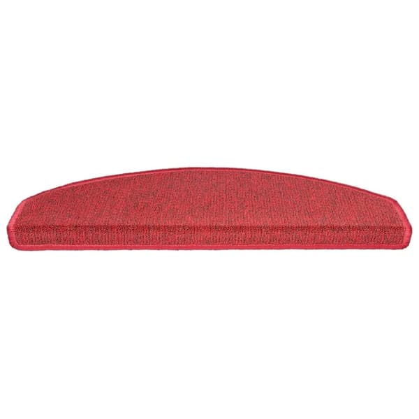 vidaXL trappemåtter 30 stk. 65x24x4 cm bordeauxrød