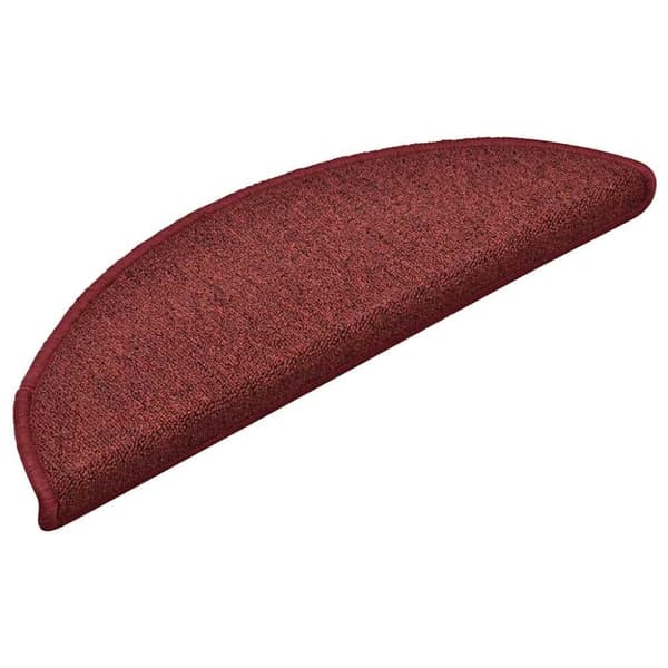 vidaXL trappemåtter 30 stk. 56x17x3 cm rød
