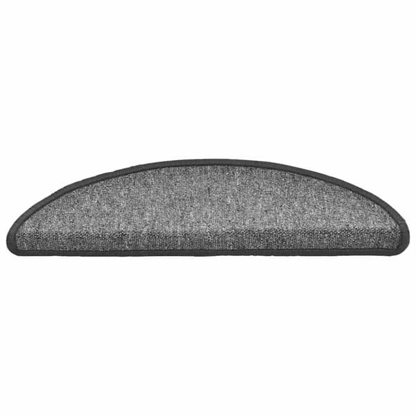 vidaXL trappemåtter 30 stk. 56x17x3 cm mørkegrå
