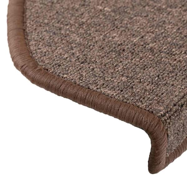 vidaXL Trappematter 30 stk kaffe brun 65x24x4 cm