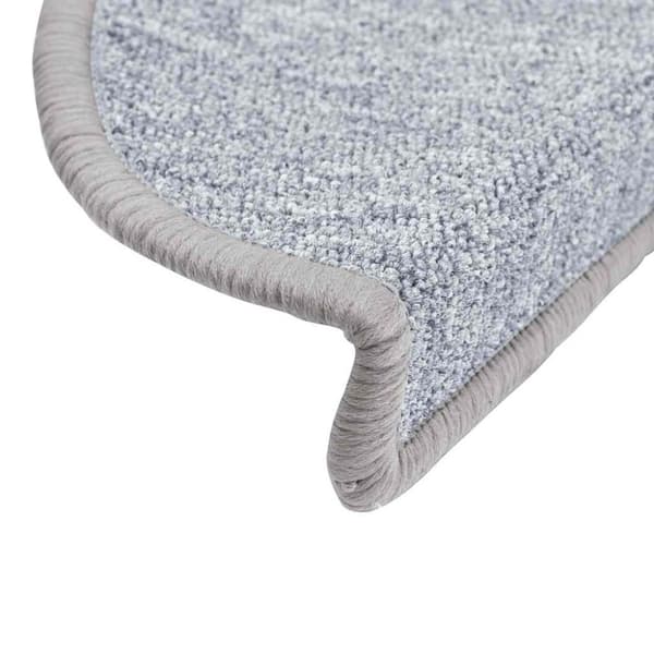 vidaXL Trappmattor 30 st ljusgrå 56x17x3 cm