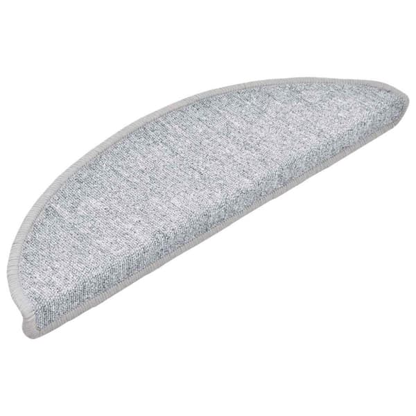 vidaXL Trappmattor 30 st ljusgrå 56x17x3 cm