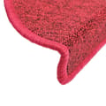 Miniatyrbilde 6 av 8: vidaXL Trappematter 30 stk bordeaux rød 56x17x3 cm