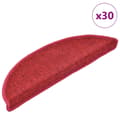 Miniatyrbilde 1 av 8: vidaXL Trappematter 30 stk bordeaux rød 56x17x3 cm