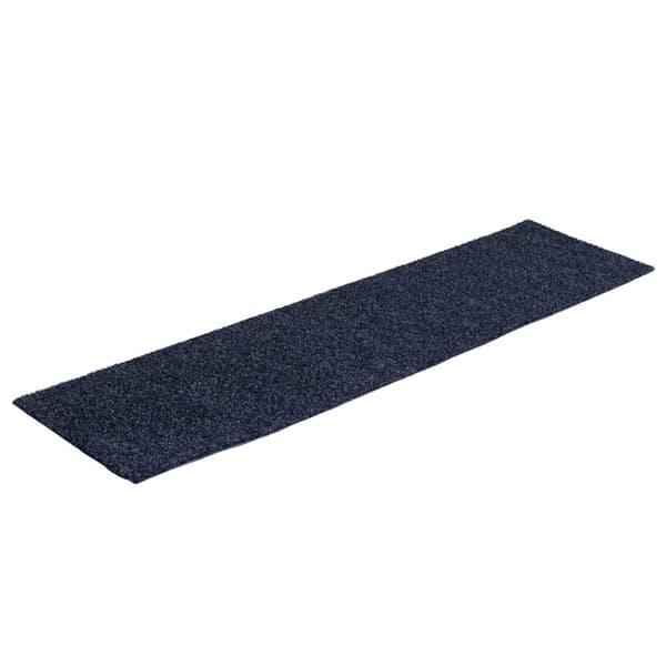 vidaXL trappemåtter selvklæbende 30 stk 76x20 cm rektangulær grå blå