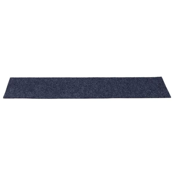 vidaXL trappemåtter selvklæbende 30 stk 76x20 cm rektangulær grå blå