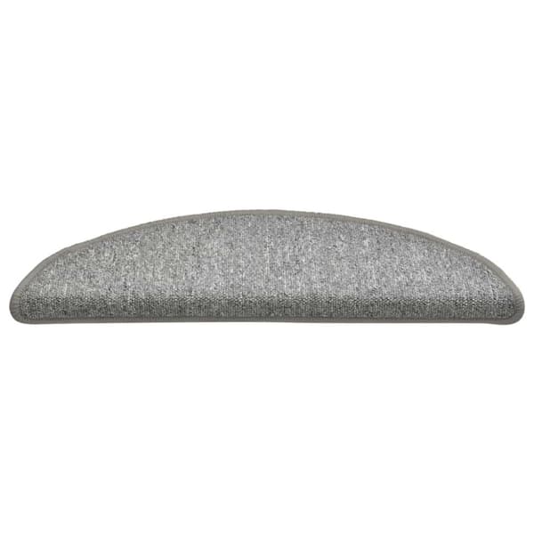 vidaXL trappemåtter 30 stk. 56x17x3 cm lysegrå