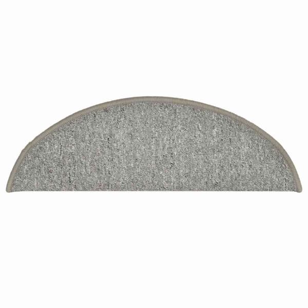 vidaXL trappemåtter 30 stk. 56x17x3 cm lysegrå