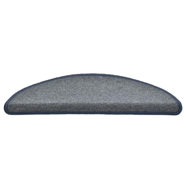 vidaXL trappemåtter 30 stk. 56x17x3 cm lysegrå og blå