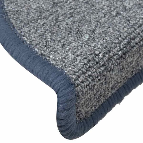 vidaXL trappemåtter 30 stk. 56x17x3 cm lysegrå og blå
