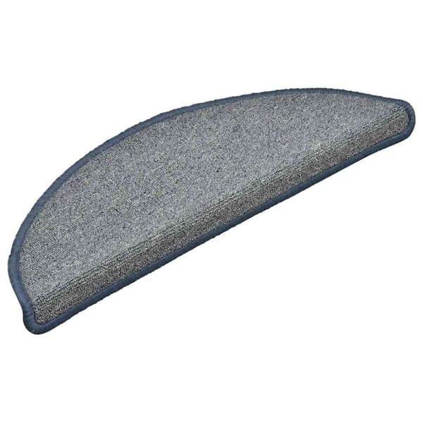 vidaXL trappemåtter 30 stk. 56x17x3 cm lysegrå og blå
