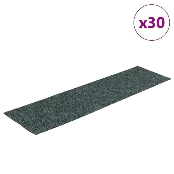 vidaXL Trappematter selvklebende 30 stk grønn 76x20 cm rektangulær