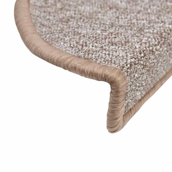 vidaXL Trappematter 30 stk lysebrune 56x17x3 cm