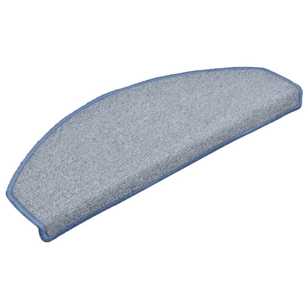 vidaXL trappemåtter 30 stk. 65x24x4 cm lysegrå og blå