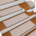 Miniatyrbilde 5 av 8: vidaXL Trappematter 30 stk 65x21x4 cm gråbrun