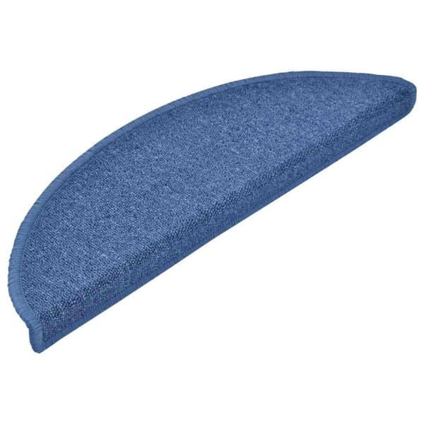 vidaXL trappemåtter 20 stk. 56x17x3 cm blå