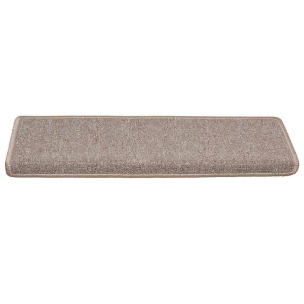 vidaXL trappemåtter 30 stk. 65x21x4 cm lysebrun
