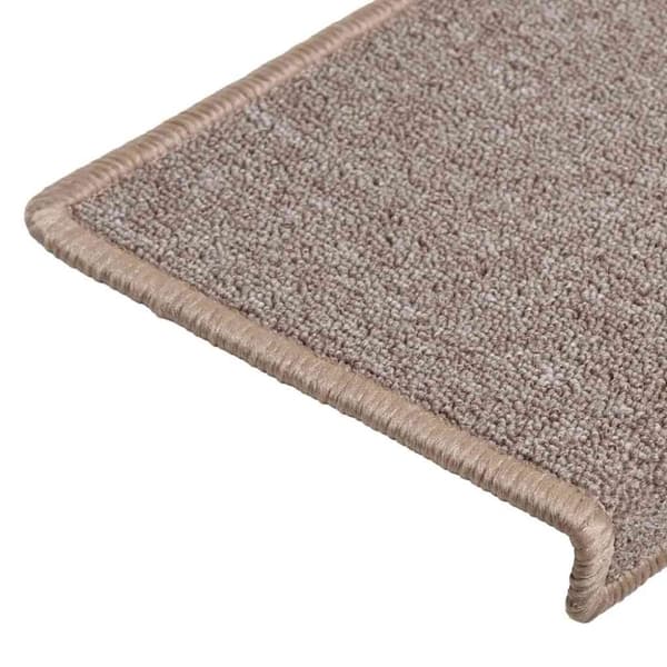 vidaXL trappemåtter 30 stk. 65x21x4 cm lysebrun