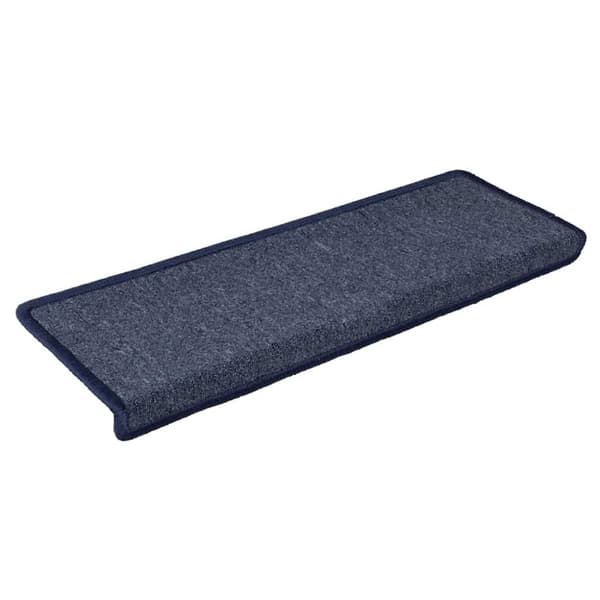 vidaXL trappemåtter 30 stk. 65x21x4 cm grå og blå