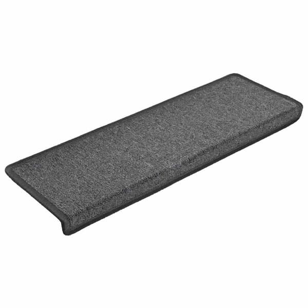 vidaXL Trappematter 30 stk 65x21x4 cm mørkegrå