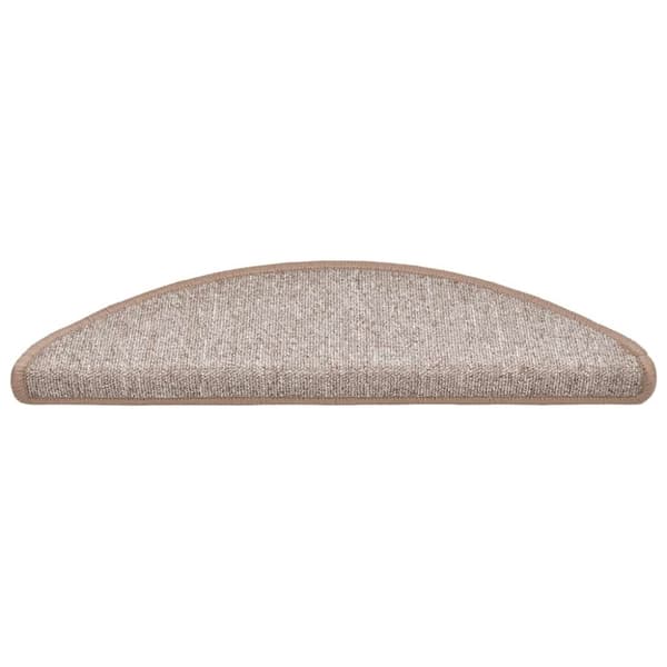 vidaXL Trappematter 20 stk lysebrune 56x17x3 cm