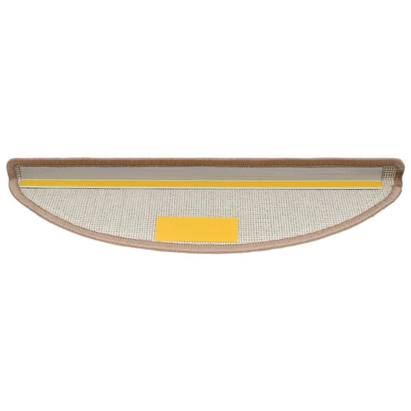 vidaXL Trappematter 20 stk lysebrune 56x17x3 cm