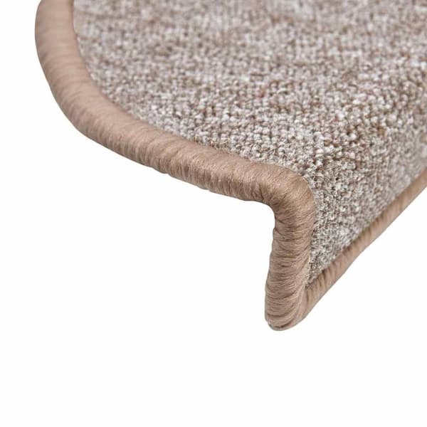 vidaXL Trappematter 20 stk lysebrune 56x17x3 cm