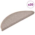 Miniatyrbilde 1 av 8: vidaXL Trappematter 20 stk lysebrune 56x17x3 cm